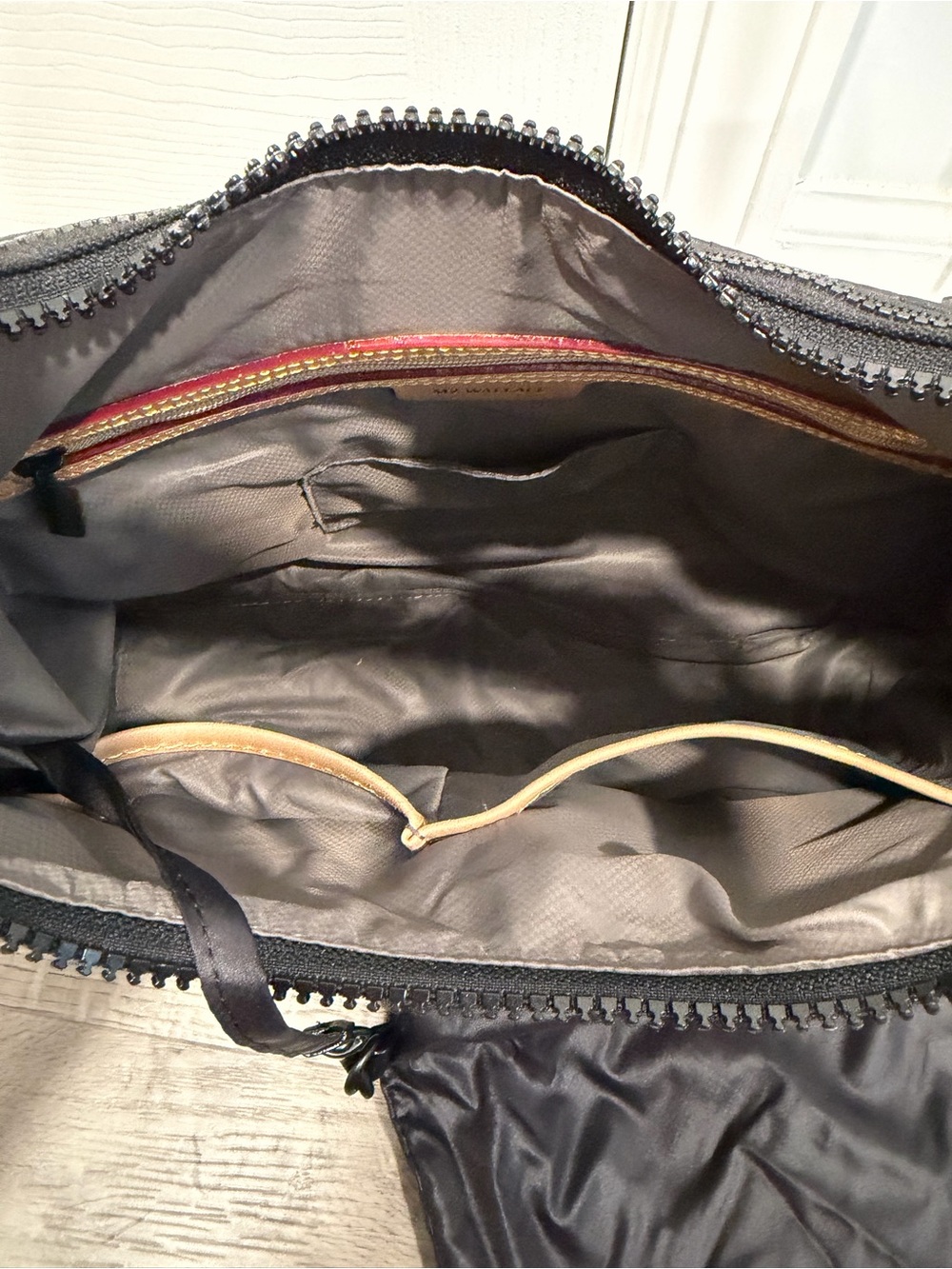 MZ Wallace Black Woven Shoulder Bag - Picture 8 of 11
